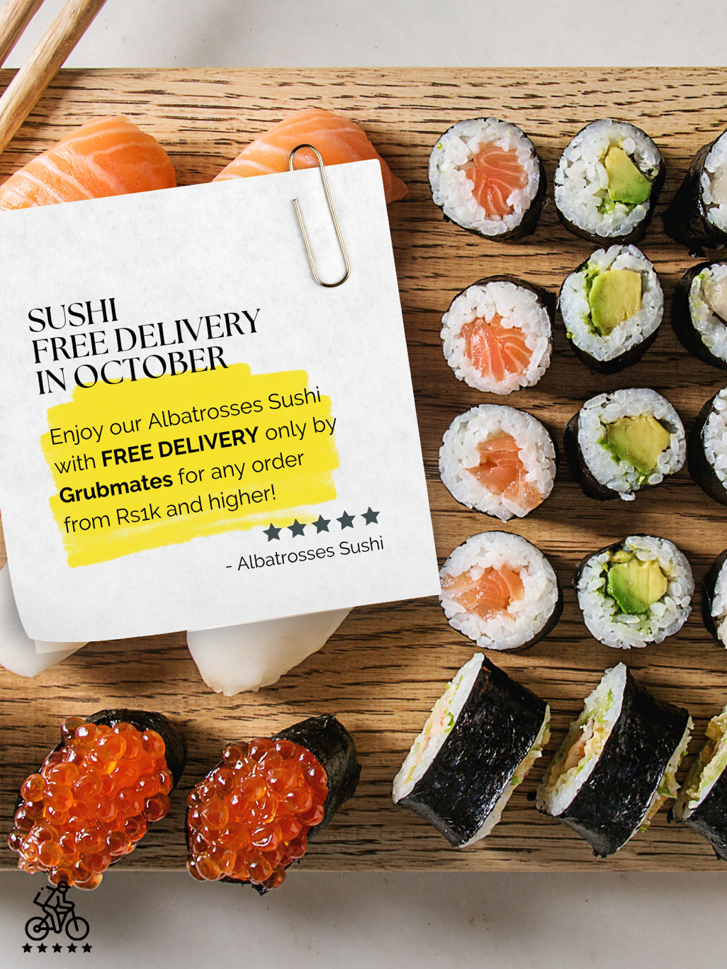 Albatrosses Sushi Menu