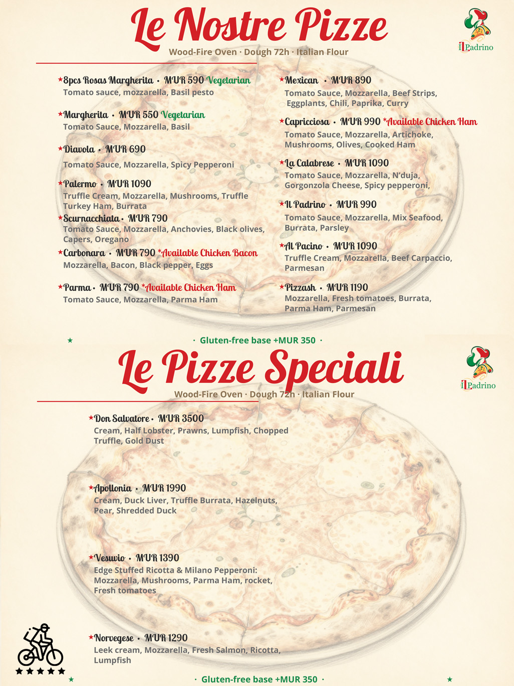 Il Padrino Menu
