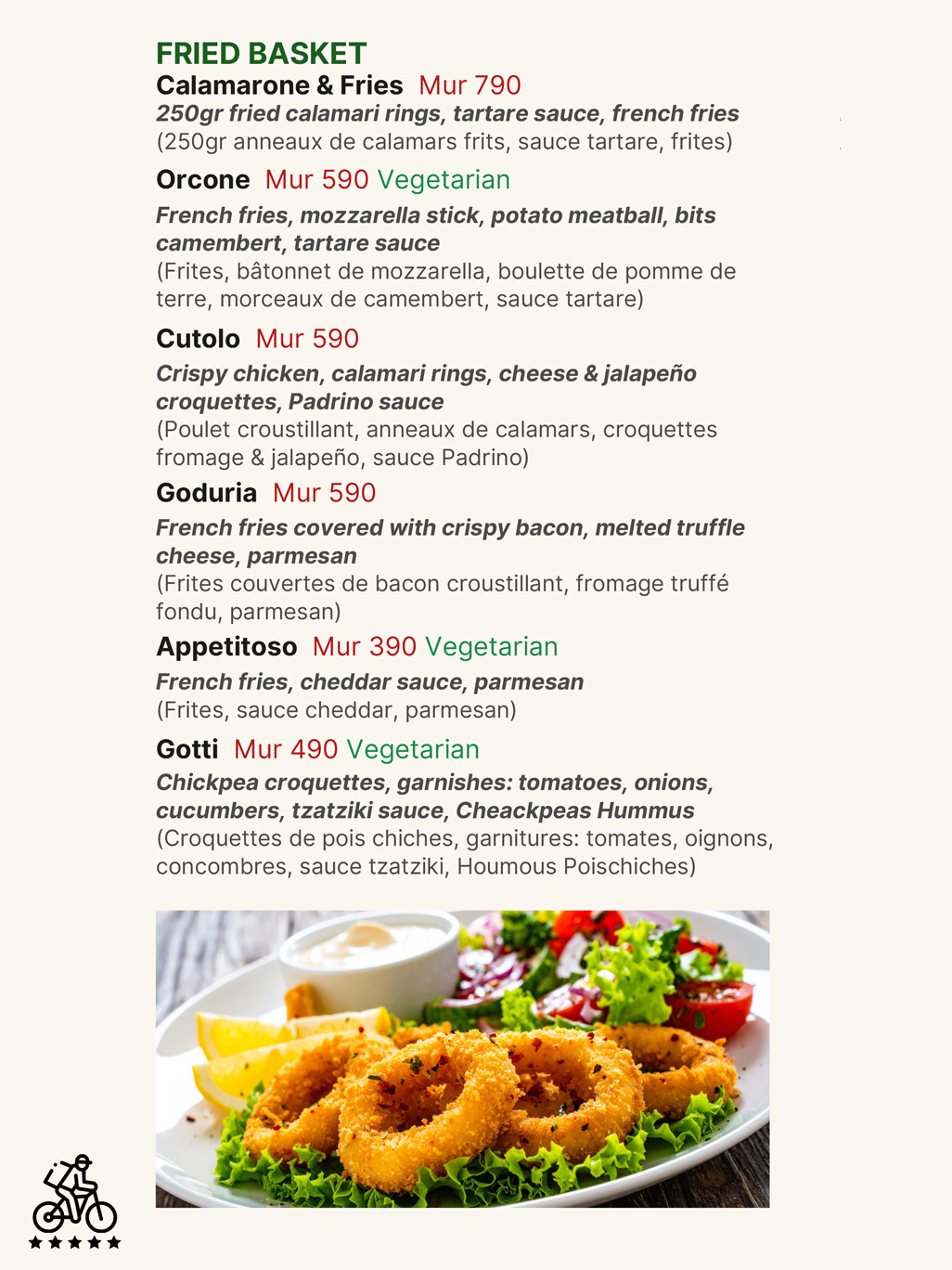 Il Padrino Menu