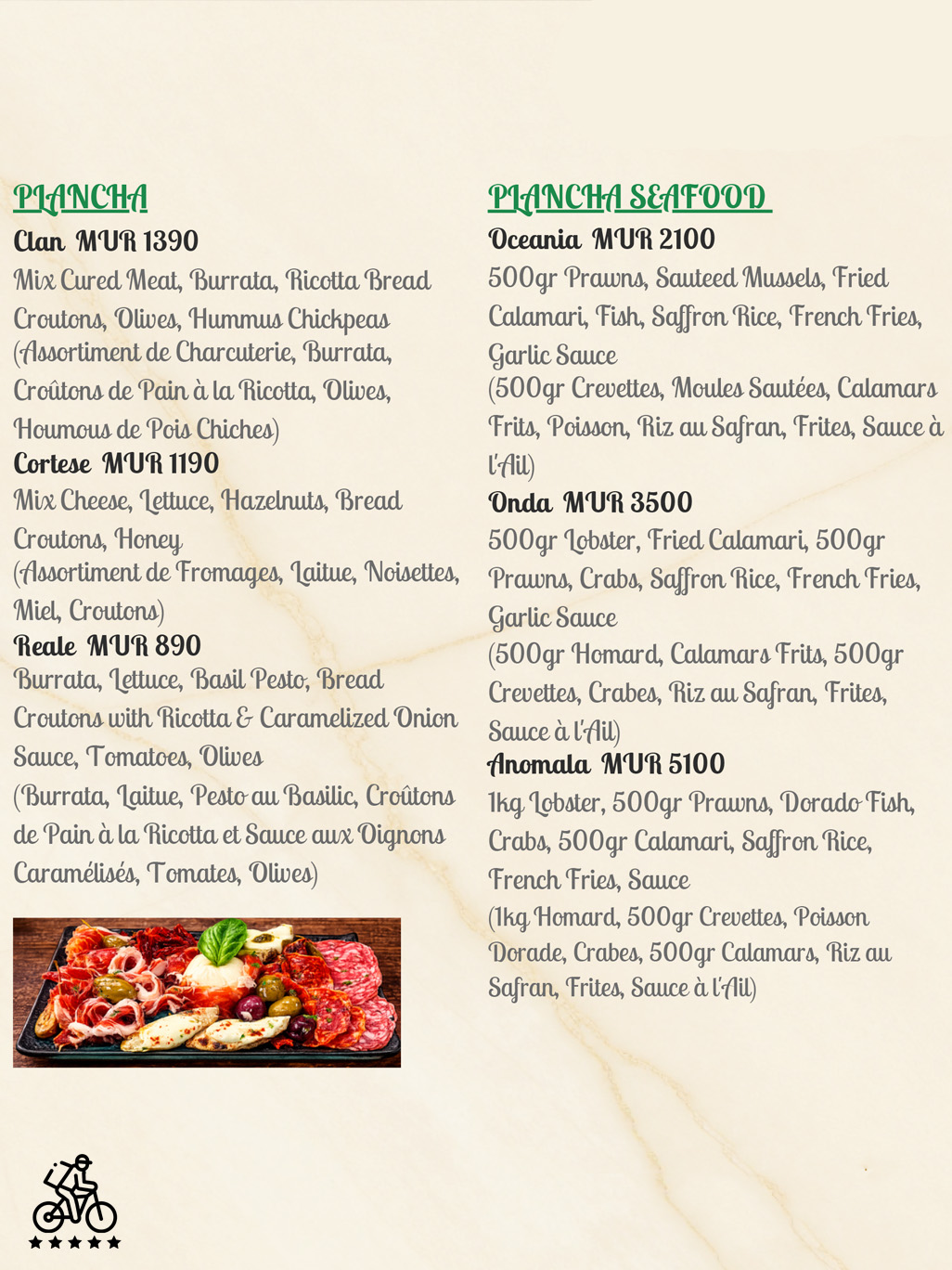 Il Padrino Menu