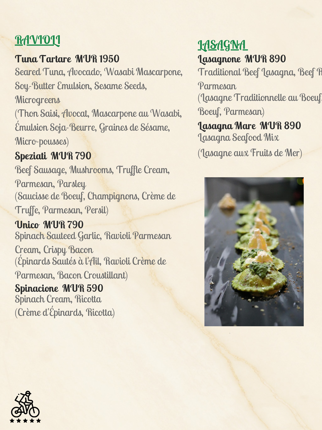 Il Padrino Menu