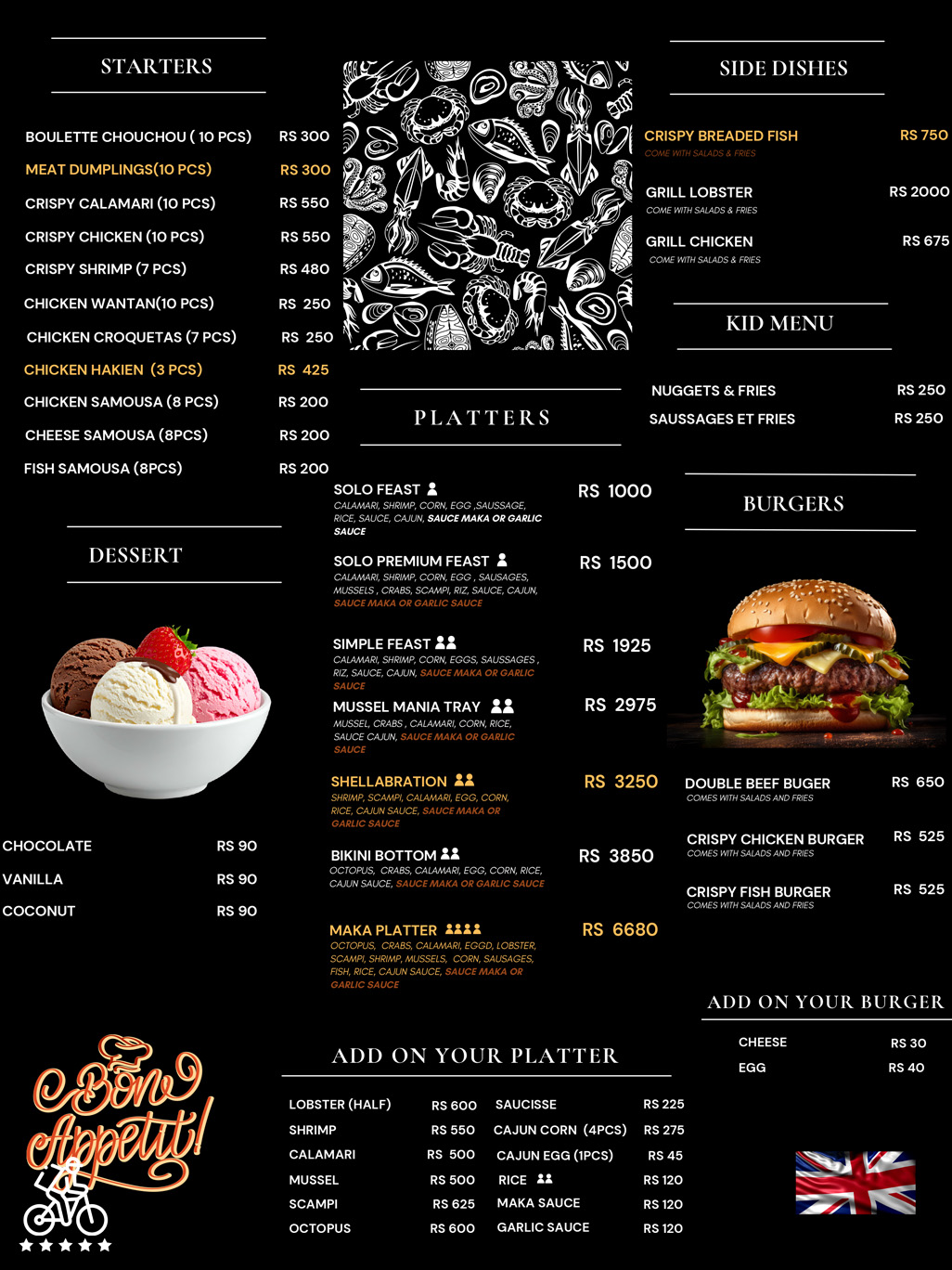 Makalapo Menu