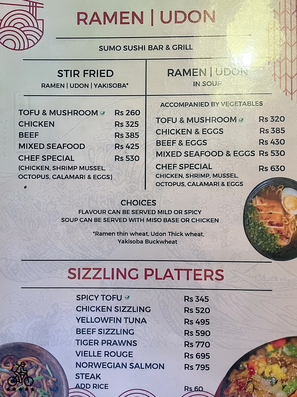 Sumo Sushi Menu