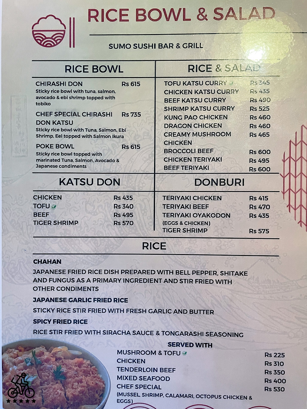Sumo Sushi Menu