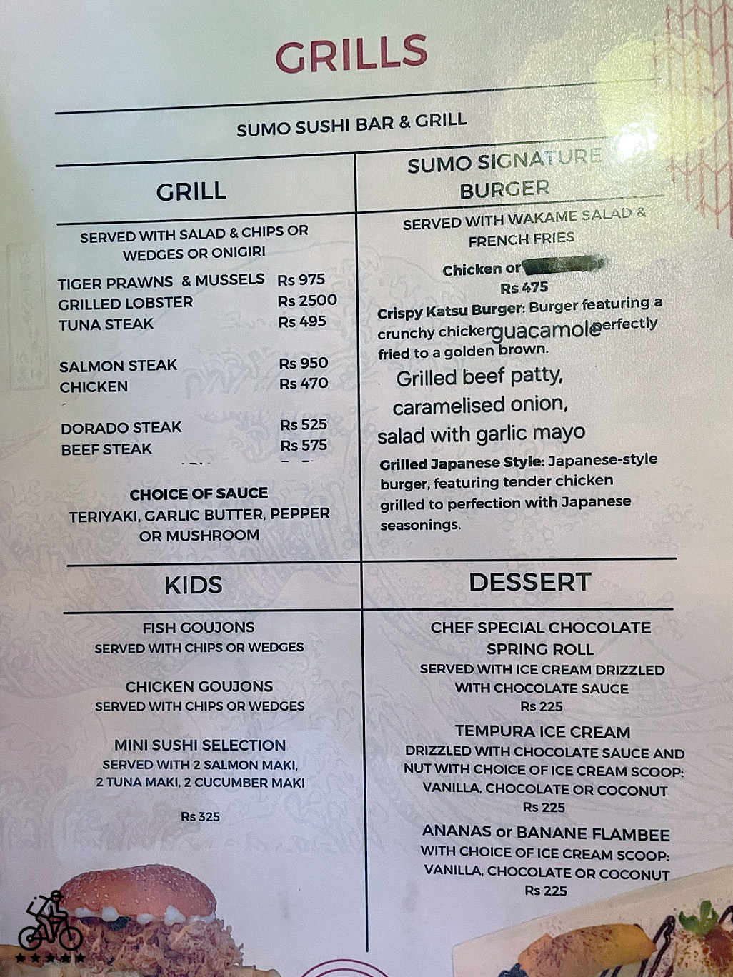 Sumo Sushi Menu