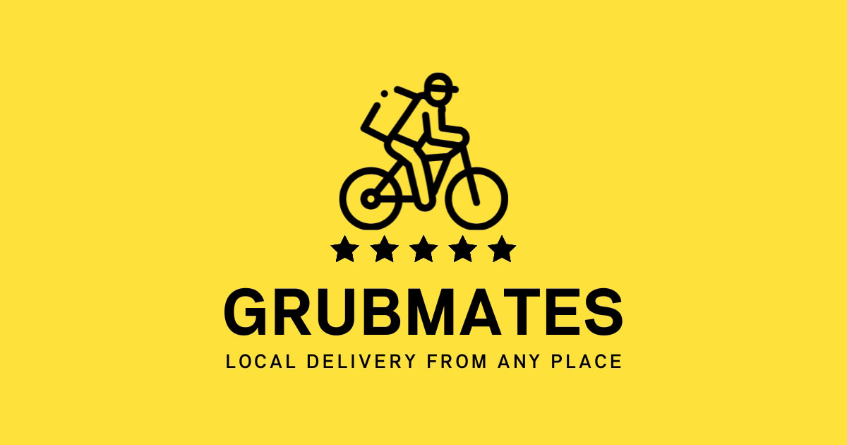 Grubmates - local delivery from any place within an hour.